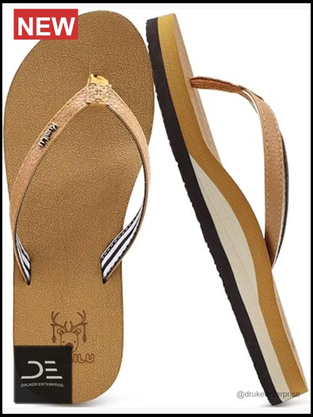 Womens Arch Support Flip Flops Comfortable Yoga Mat Cushion Sandals Beach